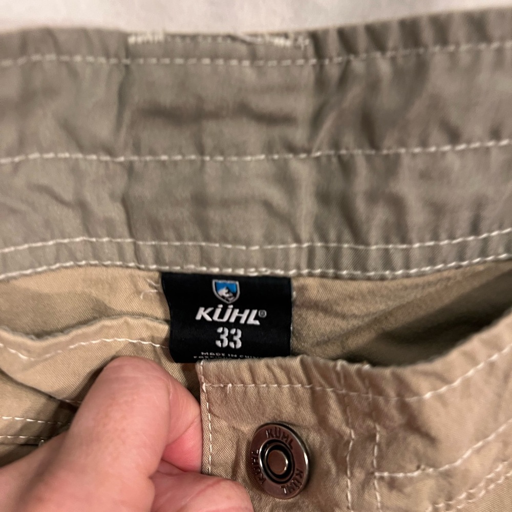 Men’s kuhl shorts size 33